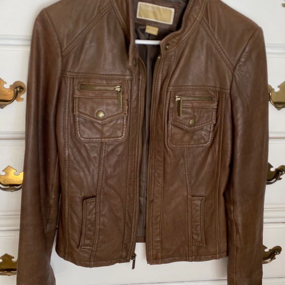 MICHAEL Michael Kors smooth lamb skin jacket - Picture 4 of 11